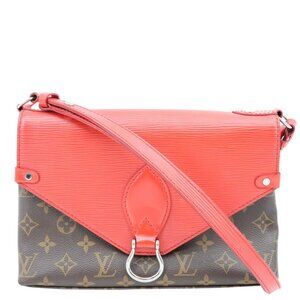 Louis Vuitton  Saint Michel Monogram Epi Shoulder Bag Coquelicot